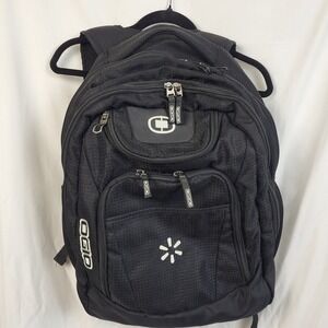 OGIO Black Laptop Backpack Multi Pocket Travel Work School Bag READ